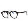 001 - shiny black/clear/blue-light block lens