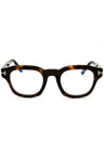 052 - dark havana/clear/blue-light block lens