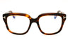 055 - coloured havana/clear/blue-light block lens