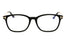 001 - shiny black/clear/blue-light block lens