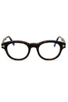 052 - dark havana/clear/blue-light block lens
