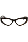 052 - dark havana/clear/blue-light block lens
