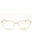 3358 - Light Rose Gold/clear demo lens