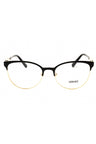 1433 - BLACK/GOLD/Clear demo lens