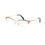 1433 - Gold/Black / Clear Lens