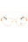 1412 - Rose Gold/Clear demo lens