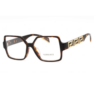 Versace 0VE3337F Eyeglasses Dark Havana / Clear demo lens