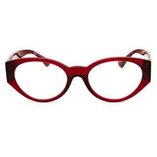 Versace 0VE3345 Eyeglasses Bordeaux Transparent/clear demo lens