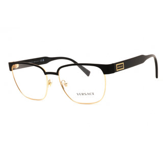 Versace VE1264 Eyeglasses Matte Black/Gold/Clear demo lens