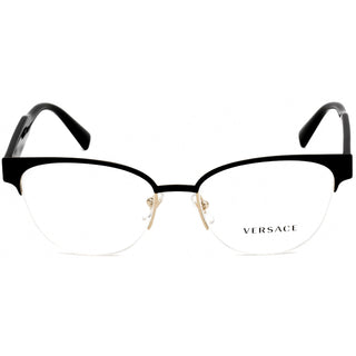 Versace VE1265 Eyeglasses Black/Gold / Clear Lens