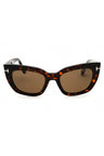 52H - dark havana / brown polarized