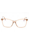 045 - shiny light brown / Clear/Blue-light block lens