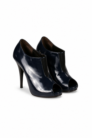 Fendi Designer Shoes for women Navy Bootsy / Short Boots 8X2982 (FFW18)