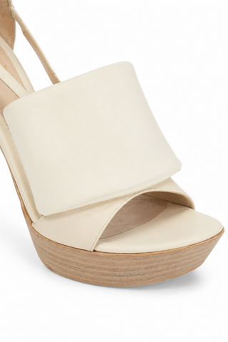 Fendi Platform Taupe Wood Platform Sandals Women's DesignerShoes (FFW15)