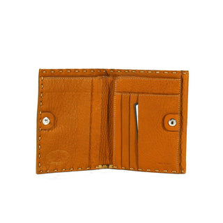 Fendi Women's Wallet Camel color Selleria Short leather designer 8M0145-AmbrogioShoes