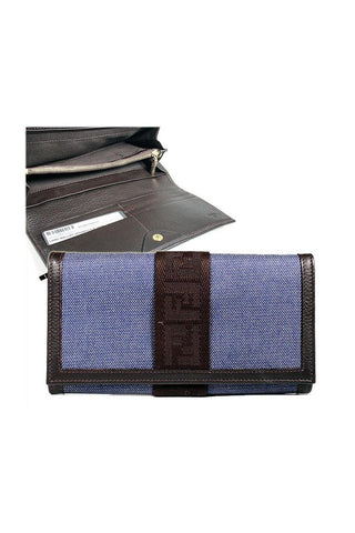 Fendi Women's Wallet Jeans + Calf color leather 8M0000