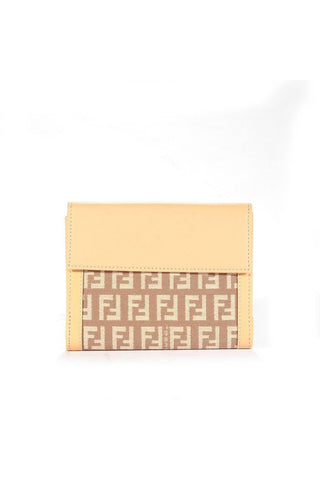 Fendi Women's Wallet Zucchino / Calf leather designer Beige 8M0035 (ffw23)
