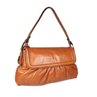 Fendi handbag Medium leather Chefs bags Camel (FF1528)-AmbrogioShoes