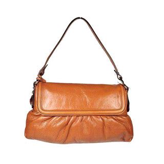 Fendi handbag Medium leather Chefs bags Camel (FF1528)-AmbrogioShoes