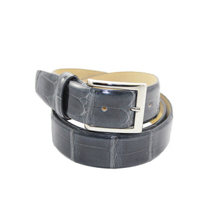 Fennix 301 Grey Exotic Men's Belts (FX1116)-AmbrogioShoes