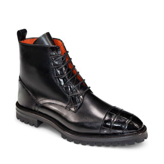Fennix Bastian Alligator & Leather Boot-AmbrogioShoes