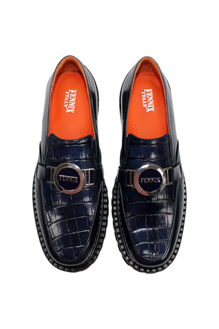 Fennix Brant Alligator & Leather Loafer