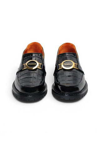 Fennix Brant Alligator & Leather Loafer