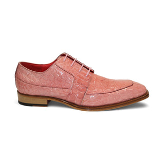 Fennix Charles Men's Shoes Antique Pink Alligator Exotic Oxfords (FX1146)-AmbrogioShoes