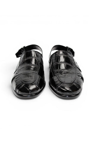 Fennix F131 Men’s Shoes Exotic Alligator Skin Sandal