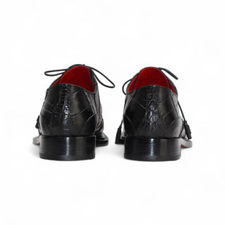 Fennix Frank Men's Shoes Alligator Skin & Calf-Skin Leather Derby (FX1118)-AmbrogioShoes