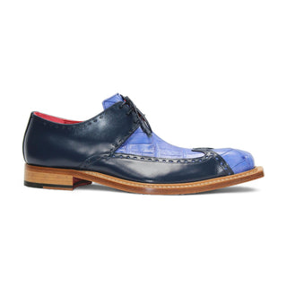 Fennix Harry Exotic Alligator Skin & Calf-Skin Leather Derby (FX1156)-AmbrogioShoes