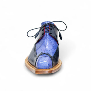 Fennix Harry Men's Shoes Exotic Alligator Skin & Calf-Skin Leather Derby (FX1156)-AmbrogioShoes