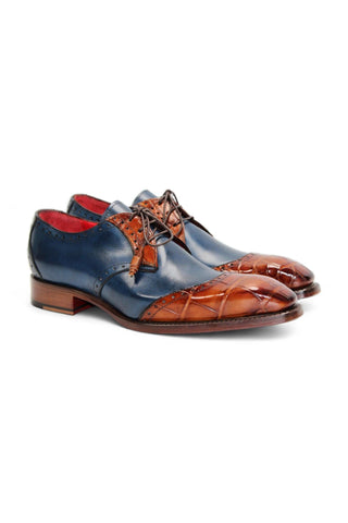Fennix Jax Crocodile & Leather Derby-AmbrogioShoes