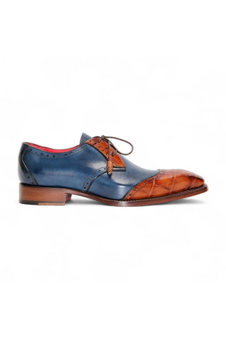 Fennix Jax Crocodile & Leather Derby-AmbrogioShoes