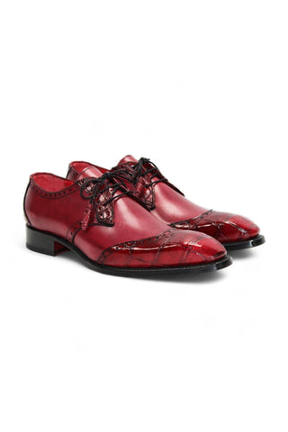 Fennix Jax Crocodile & Leather Derby