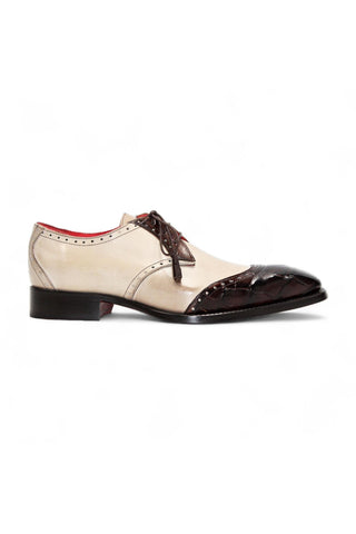 Fennix Jax Crocodile & Leather Derby