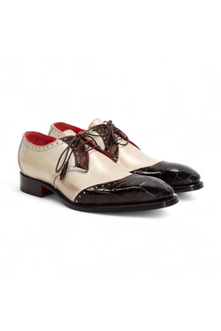 Fennix Jax Crocodile & Leather Derby