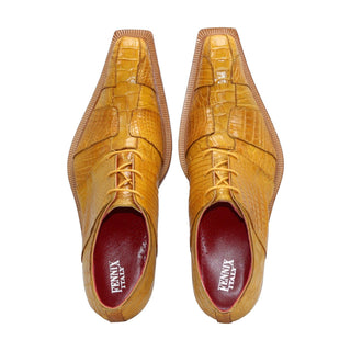 Fennix Kingston Men's Shoes Alligator Skin Derby (FX1141)-AmbrogioShoes