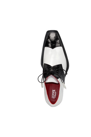 Fennix Landon 2 Alligator Skin & Calf-Skin Leather Derby (FX1160)