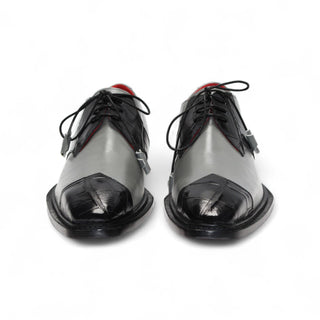 Fennix Landon 2 Alligator Skin & Calf-Skin Leather Derby (FX1160)-AmbrogioShoes