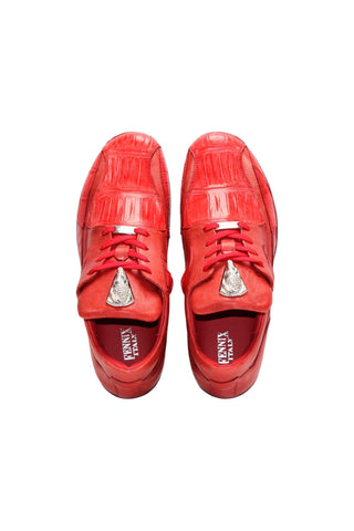 Fennix Mason Alligator & Leather Sneaker
