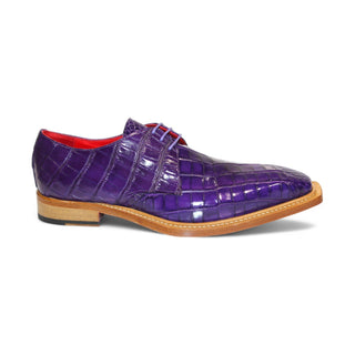 Fennix Rowan Men's Shoes Purple Exotic Oxfords (FX1164)-AmbrogioShoes