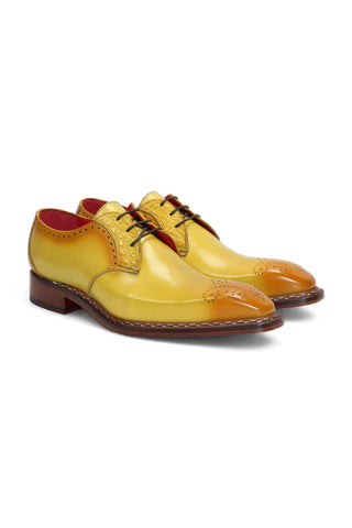 Fennix Tyler Alligator Skin & Calf-Skin Leather Derby (FX1064)-AmbrogioShoes