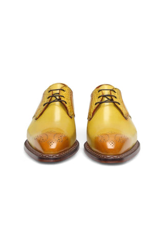 Fennix Tyler Alligator Skin & Calf-Skin Leather Derby (FX1064)-AmbrogioShoes