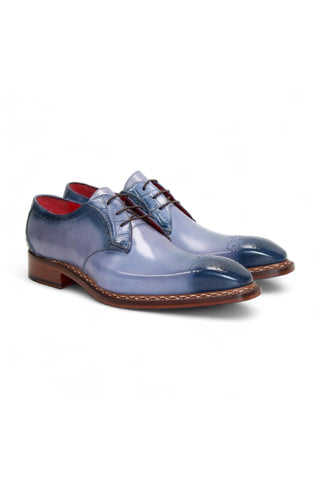 Fennix Tyler Alligator Skin & Calf-Skin Leather Derby (FX1064)-AmbrogioShoes