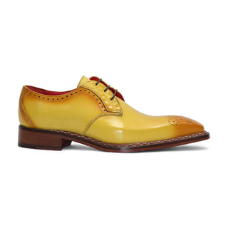 Fennix Tyler Men's Shoes Alligator Skin & Calf-Skin Leather Derby (FX1064)-AmbrogioShoes