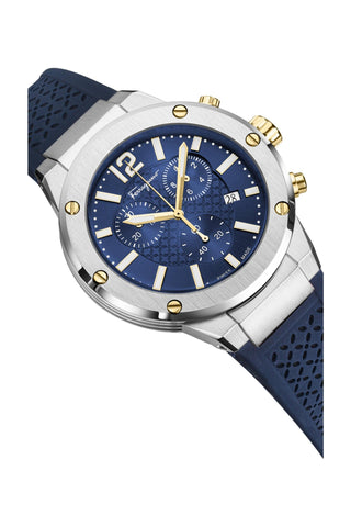 Ferragamo F-80 Chrono Silicone Watch