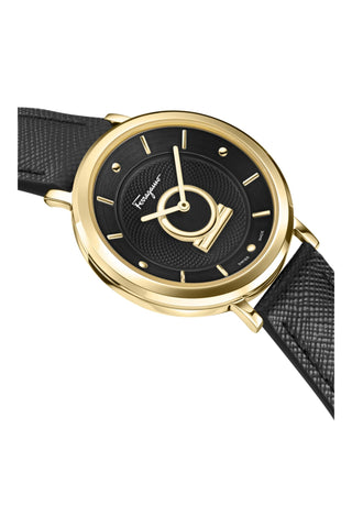 Ferragamo Minuetto Leather Watch