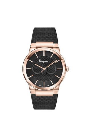 Ferragamo Sapphire Silicone Watch