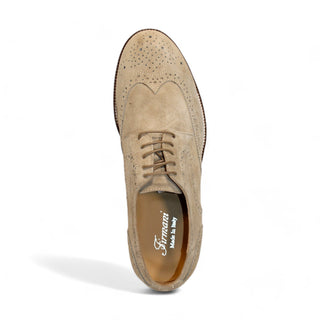 Firmani George Men's Shoes Suede Leather Oxfords (FIR1043)-AmbrogioShoes